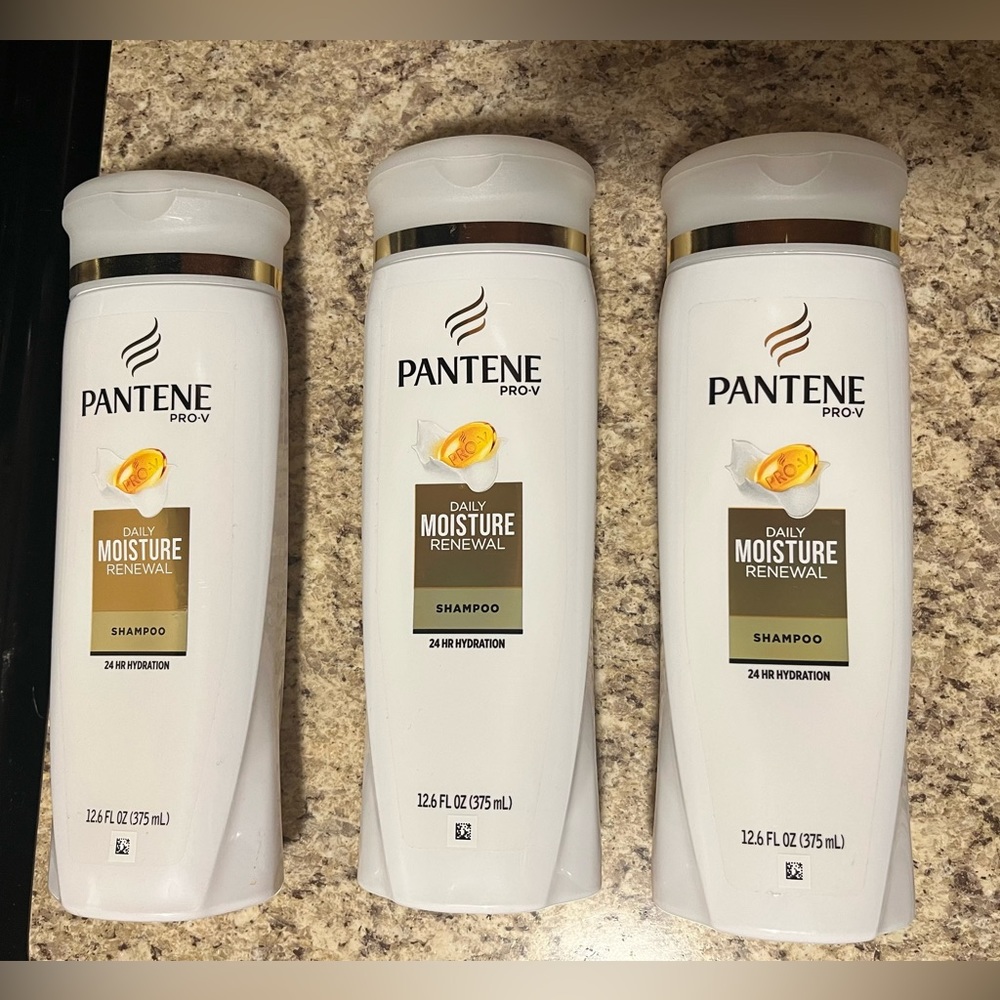 3 Brand New Pantene Daily Moisture Renewal Shampoo 12.6oz each